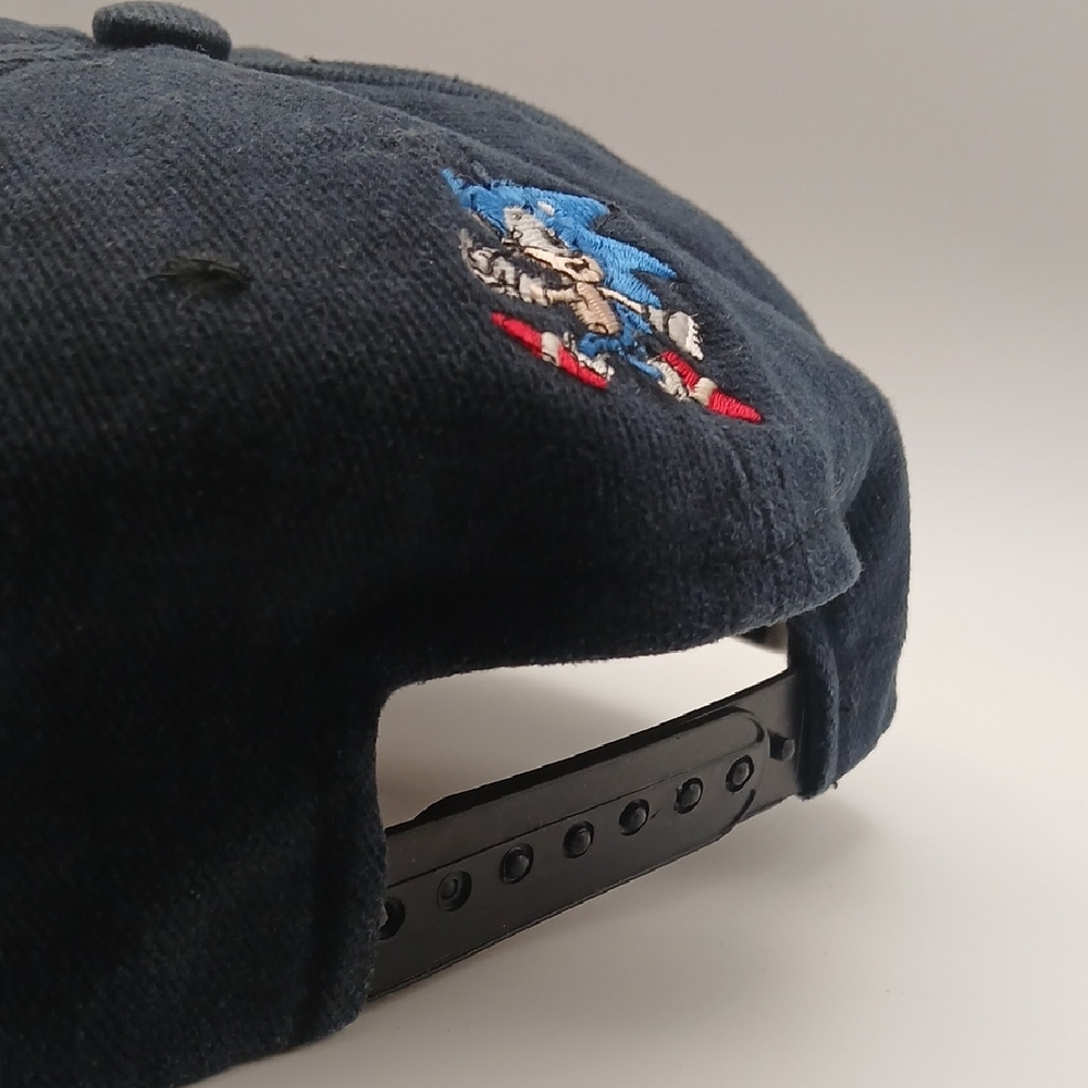 Vintage SEGA Channel Sonic The Hedgehog 90s Adjustable Hat Rare Retro Gaming - Picture 8 of 10